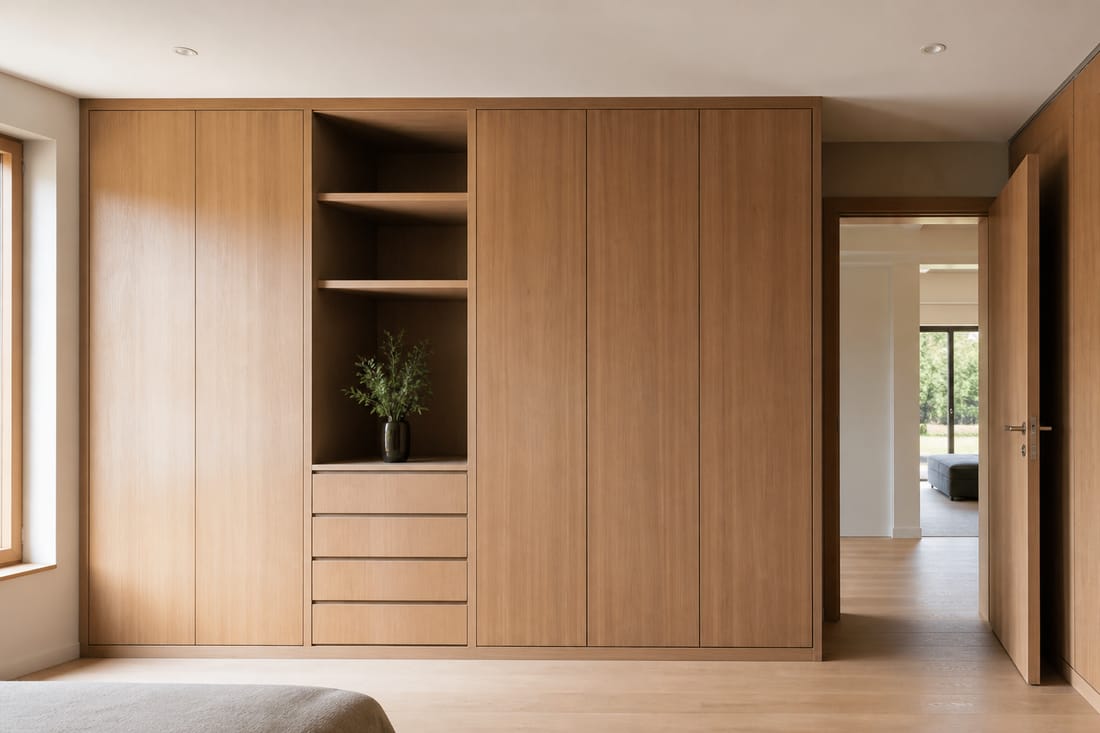 Exemple : agencement menuisé sur mesure